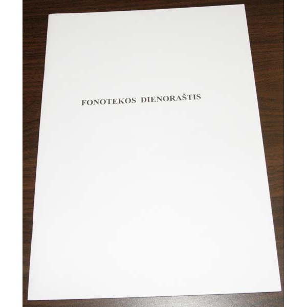 Fonotekos dienora&scaron;tis