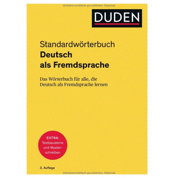 Duden - Deutsch als Fremdsprache - Standardwoerterbuch