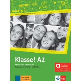 Klasse! A2: Kursbuch (Vadovėlis) Hybride Ausgabe allango