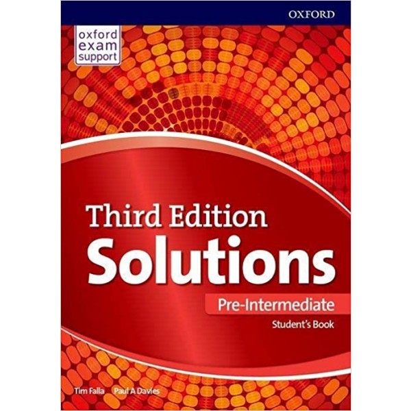 Solutions Pre-Intermediate Student's Book and Online Practice Pack Third Edition