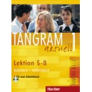 Tangram aktuell 1 Lekt. 5–8 Kursbuch + Arbeitsbuch+CD / Rosa-Maria Dallapiazza, Eduard von Jan, Til Schönherr, Jutta Ort