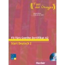 Fit f&uuml;rs Goethe-Zertifikat A2: Lehrbuch mit CD / Johannes Gerbes, Frauke van der Werff