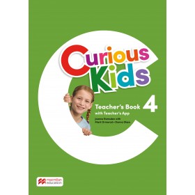 Curious Kids Level 4 Teacher's Book with Teacher's App